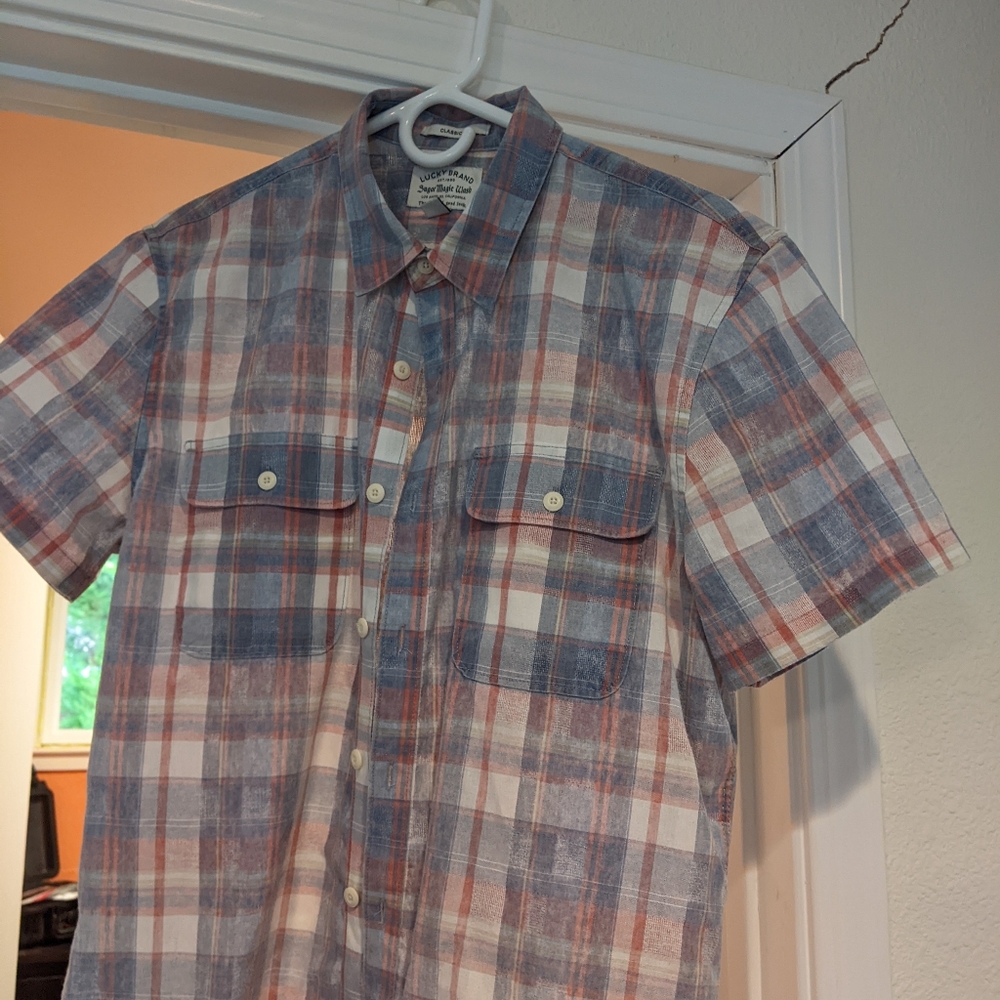 Lucky short sleeve button down